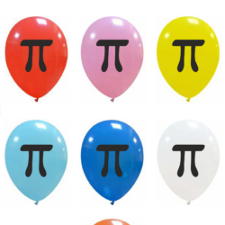 Palloncini Pi-Greco (10 pezzi)