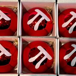 6 Palline di Natale Pi Greco