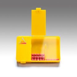 Scatolina con divisori e palline