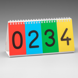 Lavagnetta a fogli mobili 4 cifre