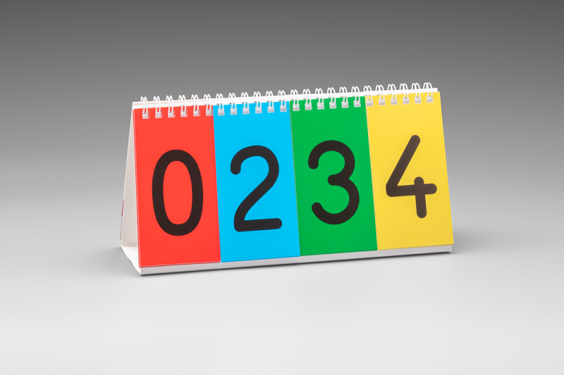 Lavagnetta a fogli mobili 4 cifre