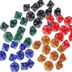 Set di 10 dadi