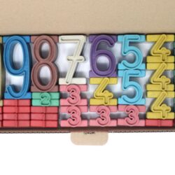 Set numeri impilabili (34 pezzi) colorati