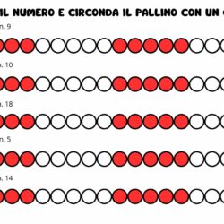 Schede Attività con la collana con 20 perline