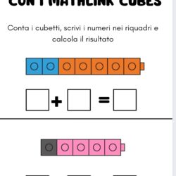 Attività con i Mathlink Cubes