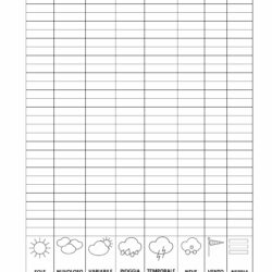Registrazione tempo atmosferico e temperatura